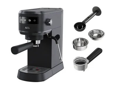 AEG Espresso Siebträgermaschine EC6-1-6BST Gourmet 6