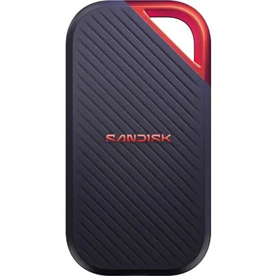 SanDisk Extreme PRO Portable V3 - SSD - verschlüsselt - 2 TB - extern (tragbar) (USB-C Steckverbinder) - 256-Bit-AES (SDSSDE83-2T00-G25)