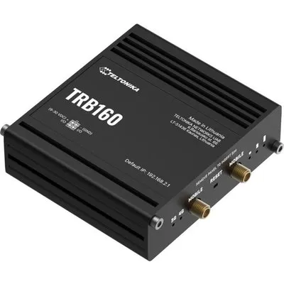 Teltonika Industrie 4G LTE CAT6 IoT Gateway, Digital I/O, USB, RMS Support LTE Gateways (TRB160)