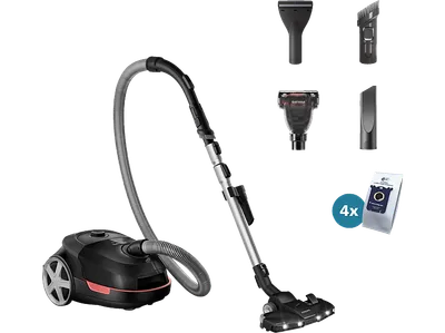 PHILIPS XD6142/12 6000 Series mit Beutel, Staubsauger, maximale Leistung: 900 Watt