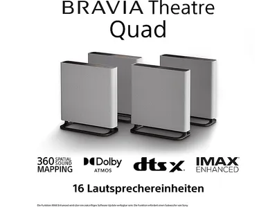 SONY BRAVIA Theatre Quad HTA9M2, Surround Soundsystem, Grau