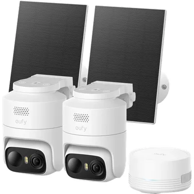eufyCam C37 4K Doppelpack + HomeBase Mini
