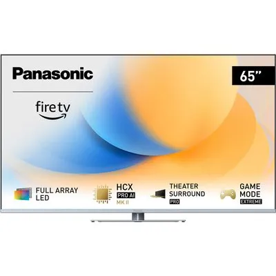 TV-65W93AE8 164 cm (65") LCD-TV mit Full Array LED-Technik silber, 4K Ultra HD, Smart-TV, 120 Hz, DVB-T2/DVB-C/DVB-S2, Sprachsteuerung