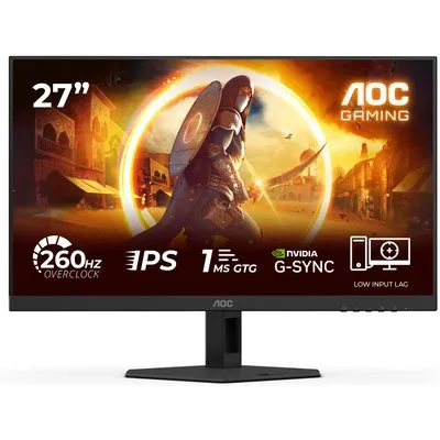 27G4ZRE 69 cm (27") Gaming Monitor schwarz/rot, Widescreen Full HD (1920x1080), 0,3 ms Reaktionszeit