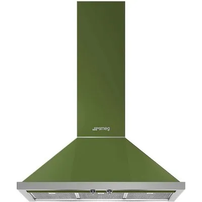 KPF9OG Wand-Dekor-Dunstabzugshaube olivgrün
