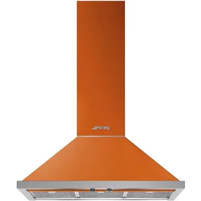 KPF9OR Wand-Dekor-Dunstabzugshaube orange