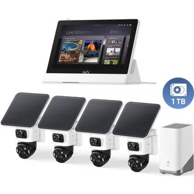 eufyCam S4 4‑Kamera‑Set, 1TB F