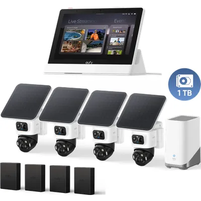 eufyCam S4 4‑Kamera‑Set, 1TB F