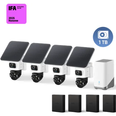 eufyCam S4 4‑Kamera‑Set, 1TB F