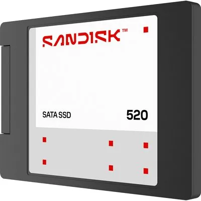 SANDISK 520 SATA III SSD 4TB 6,35cm 2,5Zoll Read speeds up to 560MB/s (SDSS51400TAB-000G0)