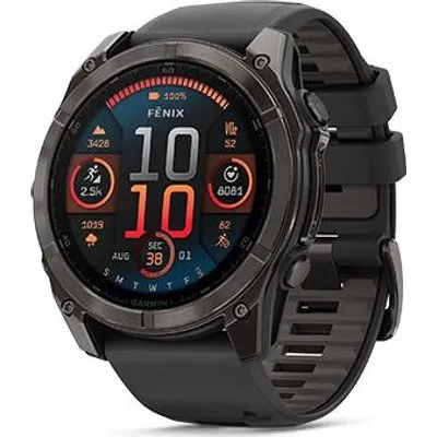 Garmin Fenix 8 Solar Graphit/Titan Carbongrau, 47 mm, 010-02906-11 (010-02906-11)