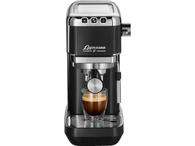TCHIBO Siebträger „Lapressa“ Espressomaschine Schwarz Silber