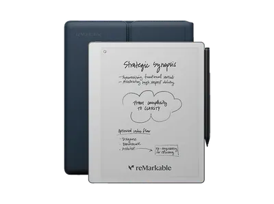 REMARKABLE Paper Pure - Tablet, Marker Plus und Sleeve Folio, Ozeanblau