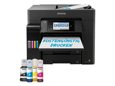 EPSON EcoTank ET-5855 - nachfüllbarer 4-in-1 Tintentankdrucker inkl. Tinte, ADF, Duplex, Fax, Touchscreen, netzwerkfähig Multifunktionsdrucker