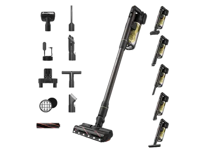 PHILIPS XC7067/01 SpeedPro Max 7000 Series Advanced hellgelb, Stielsauger, Akkubetrieb, 25,2 Volt