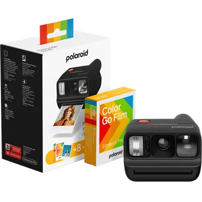 Polaroid Go Gen 3 Schwarz + Color Film (8 Stück)