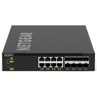NETGEAR M4350 Series M4350-8X8F - Switch - L3 - managed - 8 x 10/100/1000/2,5G/5G/10GBase-T + 8 x 1 Gigabit / 10 Gigabit SFP+ - Luftstrom von vorne nach hinten - an Rack montierbar (XSM4316-100NES)