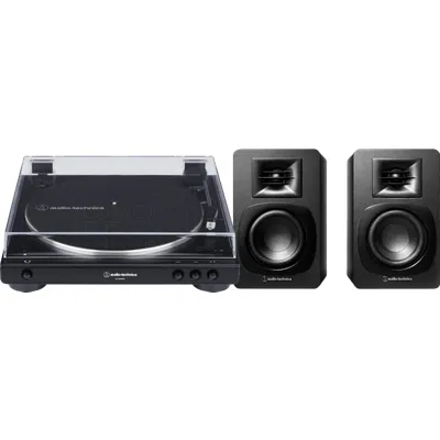 Audio-Technica AT-LP60XBTBK + Audio-Technica ATH-SP3X Schwarz
