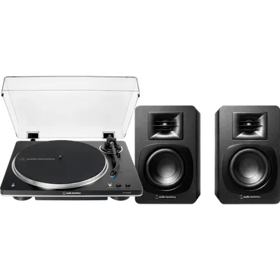 Audio-Technica AT-LP70xBT Schwarz + Audio-Technica ATH-SP3X Schwarz