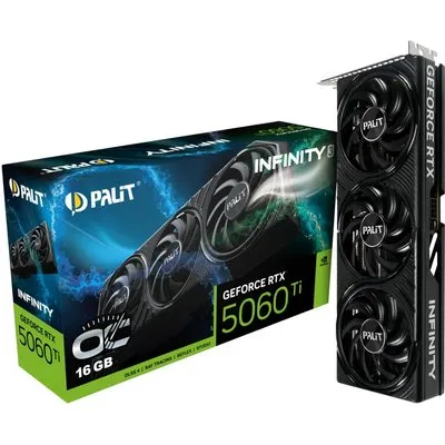 PALIT GeForce RTX 5060 Ti Infinity 3 OC 16GB Grafikkarte HDMI/DP