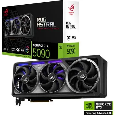 ASUS ROG Astral GeForce RTX 5090 OC 32GB ROG-ASTRAL-RTX5090-O32G-GAMING Grafikkarte GDDR7, 2xHDMI, 3xDP
