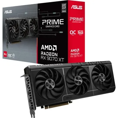 ASUS PRIME Radeon RX 9070 XT OC Edition PRIME-RX9070XT-O16G 16GB DDR6 Grafikkarte, HDMI/DP