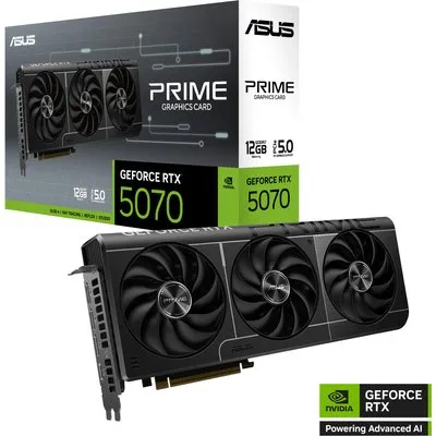 ASUS PRIME GeForce RTX 5070 12GB PRIME-RTX5070-12G DDR7 Grafikkarte, 1xHDMI, 3xDP