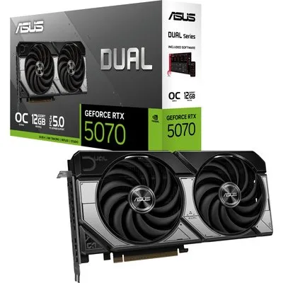 ASUS DUAL GeForce RTX 5070 OC 12GB DUAL-RTX5070-O12G Grafikkarte GDDR7 DP/HDMI