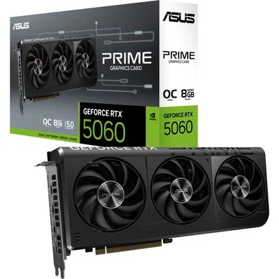 ASUS PRIME GeForce RTX 5060 OC 8GB PRIME-RTX5060-O8G GDDR7 Grafikkarte, DP/HDMI
