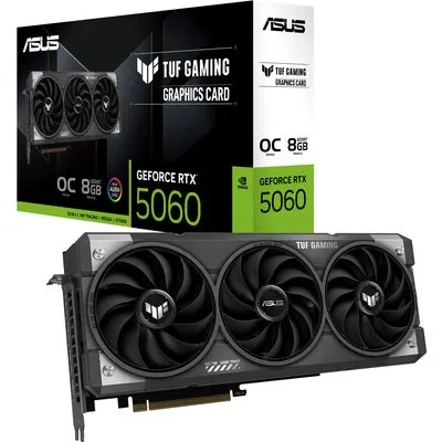 ASUS TUF GeForce RTX 5060 GAMING OC 8GB TUF-RTX5060-O8G-GAMING GDDR7 Grafikkarte, DP/HDMI