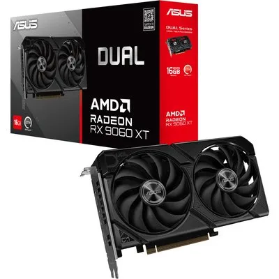 ASUS DUAL Radeon RX 9060 XT DUAL-RX9060XT-16G 16GB DDR6 Grafikkarte, HDMI/DP