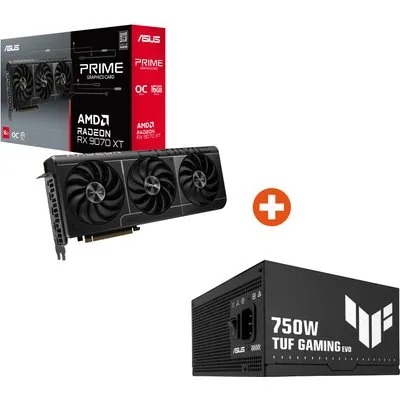 ASUS LEVEL UP #3 Bundle (PRIME-RX9070XT + TUF-GAMING-750B-EVO)
