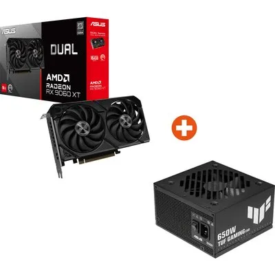 ASUS LEVEL UP #4 Bundle (DUAL-RX9060XT + TUF-GAMING-650B-EVO)
