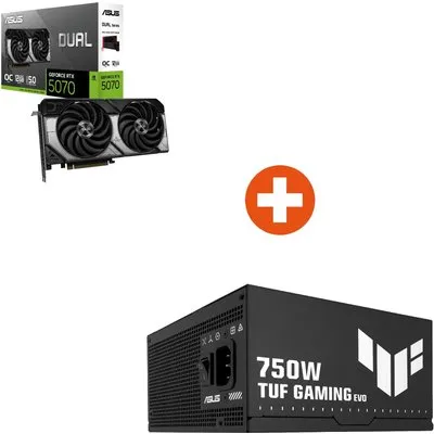 ASUS LEVEL UP #6 Bundle (DUAL-RTX5070 + TUF-GAMING-750B-EVO)
