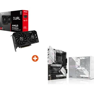 ASUS LEVEL UP #10 Bundle (DUAL-RX9060XT + ROG STRIX B550-A GAMING)