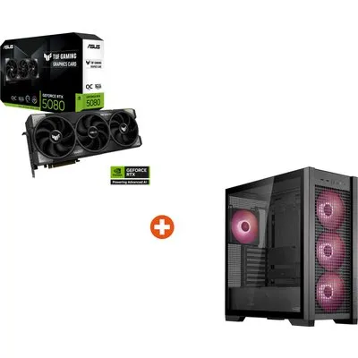 ASUS LEVEL UP #21 Bundle (TUF-RTX5080 + TUF GAMING GT302 TG ARGB BLACK)