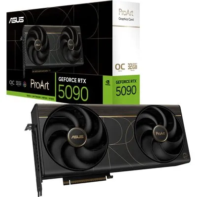 ASUS PROART GeForce RTX 5090 PROART-RTX5090-O32G Grafikkarte 32GB GDDR7, 1xHDMI, 2xDP, USB-C