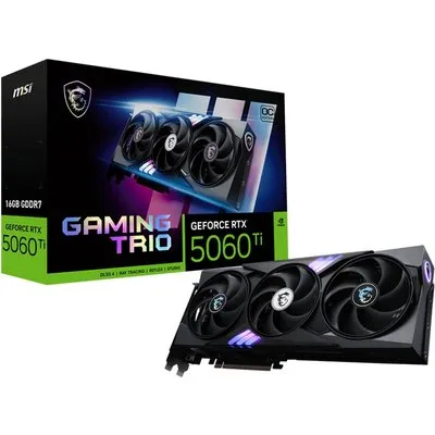 MSI GeForce RTX 5060 Ti 16G GAMING TRIO OC 16GB GDDR7 Grafikkarte, HDMI/DP