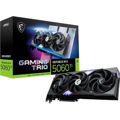 MSI GeForce RTX 5060 Ti 8G GAMING TRIO OC 8GB GDDR7 Grafikkarte, HDMI/DP