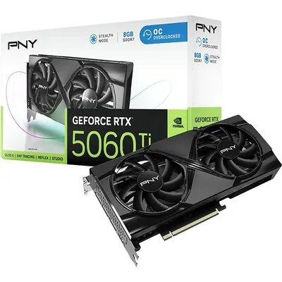 PNY GeForce RTX 5060 TI Dual OC 8GB Grafikkarte 3xDP/HDMI