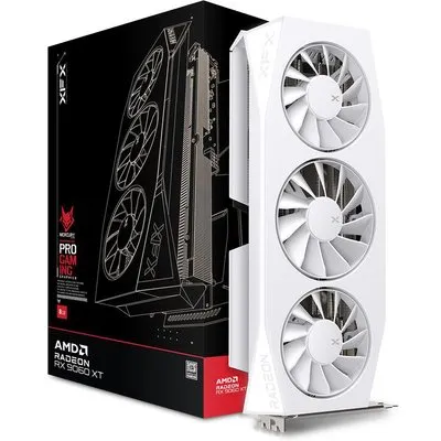 XFX Mercury Radeon RX 9060 XT OC White Gaming Edition Grafikkarte 16GB GDDR6 DP/HDMI