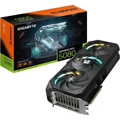 GIGABYTE GeForce RTX 5080 GAMING OC 16GB Grafikkarte HDMI/DP