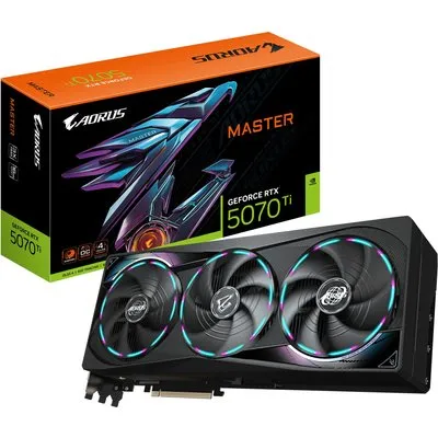 GIGABYTE AORUS GeForce RTX 5070 Ti MASTER 16G Grafikkarte HDMI/DP