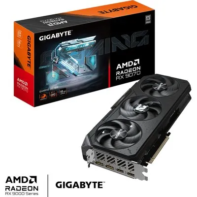GIGABYTE Radeon RX 9070 GAMING OC 16G Grafikkarte HDMI/DP