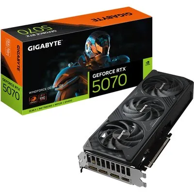 GIGABYTE GeForce RTX 5070 WINDFORCE OC 12G Grafikkarte HDMI/DP