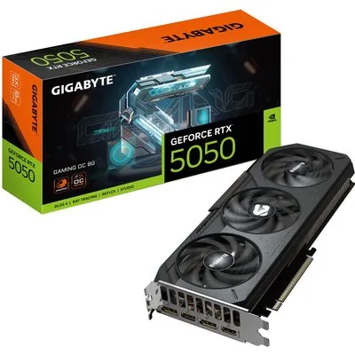 GIGABYTE GeForce RTX 5050 GAMING OC 8GD Grafikkarte HDMI/DP