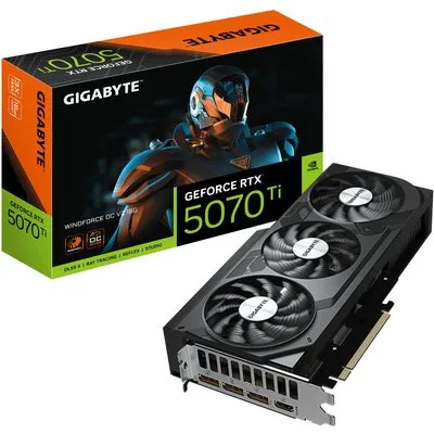 GIGABYTE GeForce RTX 5070 Ti WINDFORCE OC V2 16G Grafikkarte HDMI/DP