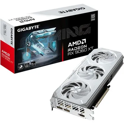 GIGABYTE Radeon RX 9060 XT GAMING OC ICE 16GB Grafikkarte HDMI/DP