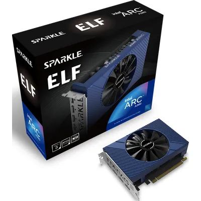 SPARKLE Intel Arc A380 ELF 6GB OC GDDR6 Grafikkarte 1x HDMI 3x DP