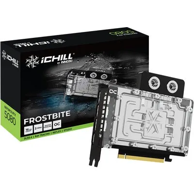 INNO3D GeForce RTX 5080 iCHILL FROSTBITE 16GB Grafikkarte 3xDP/HDMI